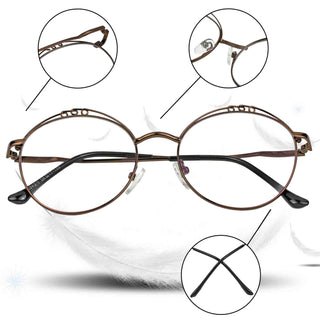 Kayla Metal Round Eyeglasses - LifeArtVision