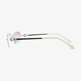 Metal Rectangle Eyeglasses