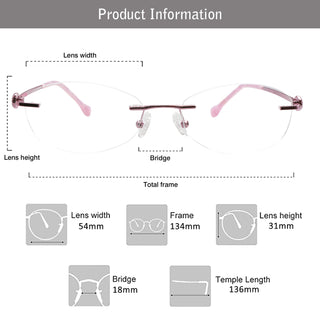 Aviva Metal Round Eyeglasses - LifeArtVision