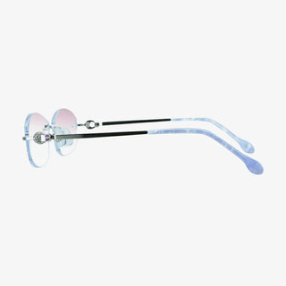 Metal Rectangle Eyeglasses