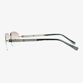 Metal Rectangle Eyeglasses