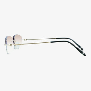 Metal Rectangle Eyeglasses