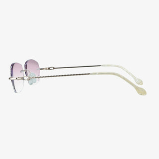 Metal Rectangle Eyeglasses