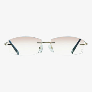 Metal Rectangle Eyeglasses