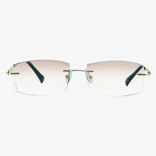 Metal Rectangle Eyeglasses