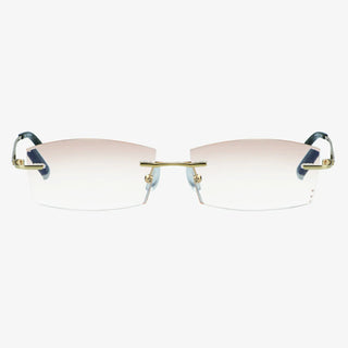 Metal Rectangle Eyeglasses