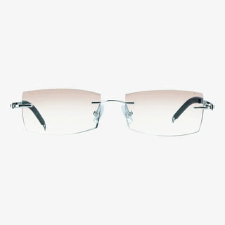 Metal Rectangle Eyeglasses