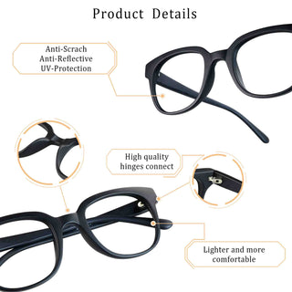 Mason Plastic Oval Eyeglasses - LifeArtVision