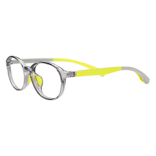 TR &Silica gel Oval Kid's Eyeglasses