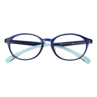 TR &Silica gel Oval Kid's Eyeglasses