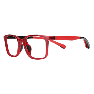 TR &Silica gel Rectangle Kid's Eyeglasses