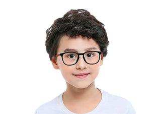 Eda TR & Silica Gel Rectangle Kid's Eyeglasses