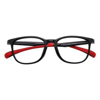 Eda TR & Silica Gel Rectangle Kid's Eyeglasses