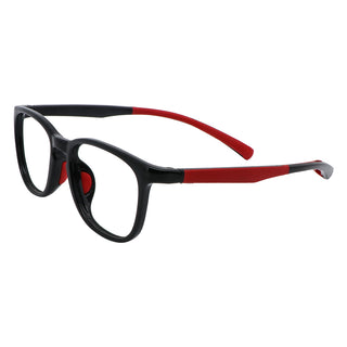 Eda TR & Silica Gel Rectangle Kid's Eyeglasses