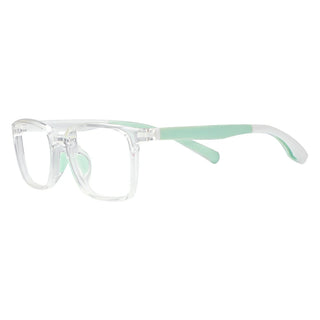 TR & Silica Gel Rectangle Kid's Eyeglasses