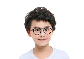 Avanna TR & Silica Gel Round Kid's Eyeglasses