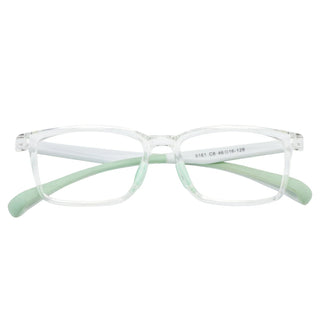 Yolande TR&Silica gel Rectangle Kid's Eyeglasses - LifeArtVision