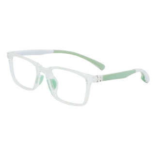 Yolande TR&Silica gel Rectangle Kid's Eyeglasses - LifeArtVision