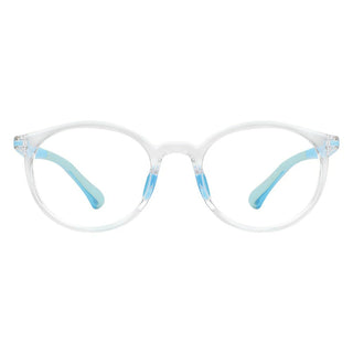 TR & Silica Gel Oval Kid's Eyeglasses