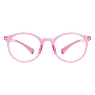 TR & Silica Gel Oval Kid's Eyeglasses