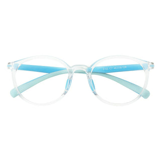 TR & Silica Gel Oval Kid's Eyeglasses