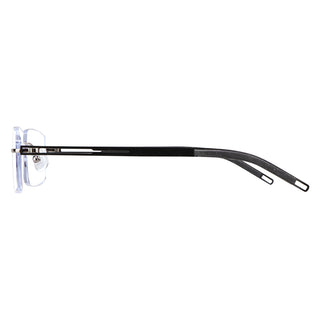 Ethan Metal Rectangle Rimless Eyeglasses - LifeArtVision