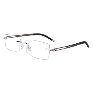 Metal Rectangle Eyeglasses