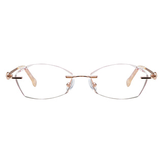 Metal Oval Eyeglasses