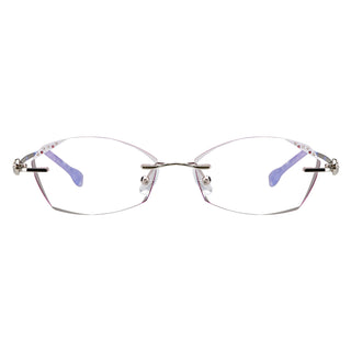 Metal Oval Eyeglasses