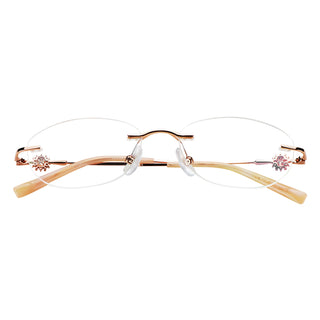 Metal Geometric Eyeglasses