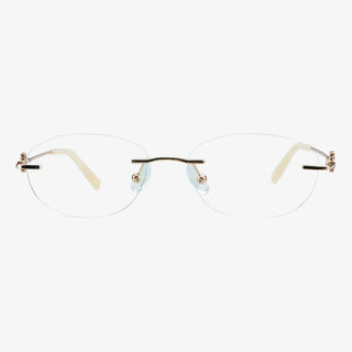 Metal Geometric Eyeglasses