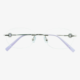 Metal Geometric Eyeglasses