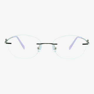 Metal Geometric Eyeglasses