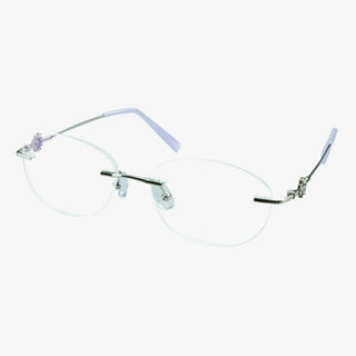 Metal Geometric Eyeglasses