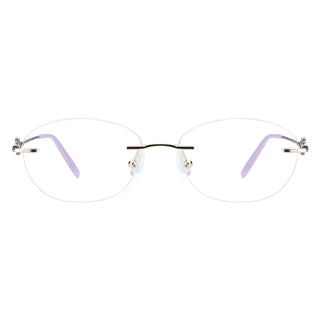 Metal Geometric Eyeglasses