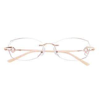 Metal Square Eyeglasses