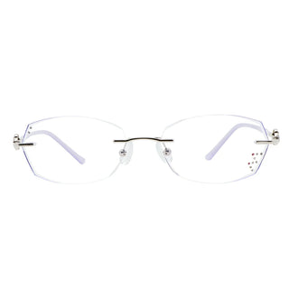 Metal Square Eyeglasses