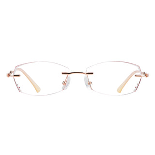 Metal Geometric Eyeglasses