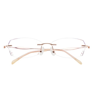 Metal Geometric Eyeglasses