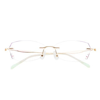 Metal Geometric Eyeglasses