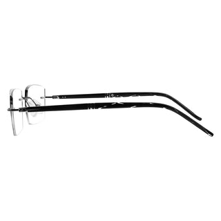 Lance Metal Rectangle Rimless Eyeglasses - LifeArtVision