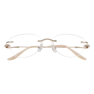 Metal Geometric Eyeglasses