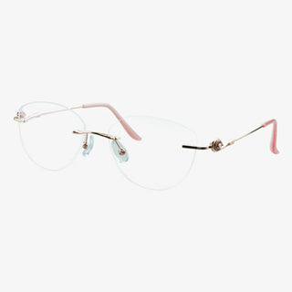 Metal Geometric Eyeglasses