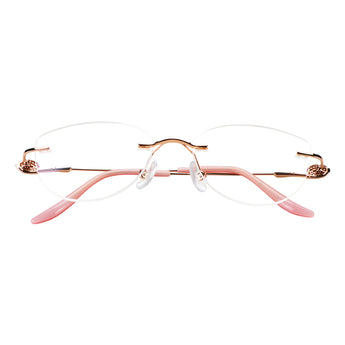 Metal Geometric Eyeglasses