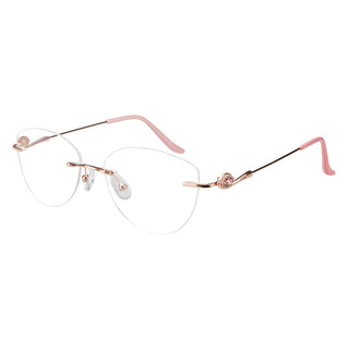 Metal Geometric Eyeglasses