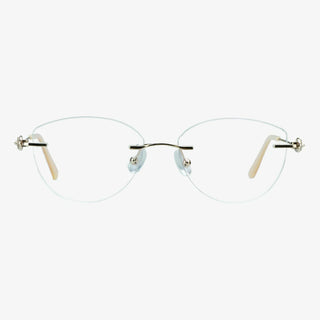 Metal Geometric Eyeglasses