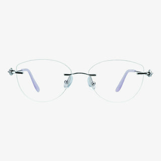 Metal Geometric Eyeglasses