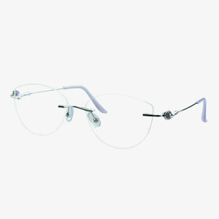 Metal Geometric Eyeglasses