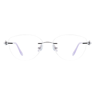 Metal Geometric Eyeglasses