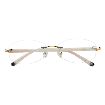 Amanda Metal Round Eyeglasses - LifeArtVision